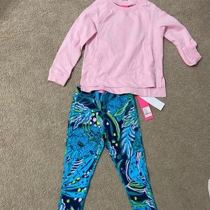 Lilly Pulitzer Toddler set leggings and pullover
